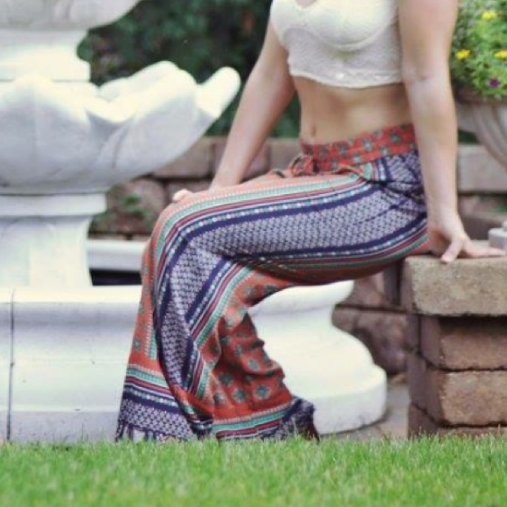 Two pairs of colorful pants!